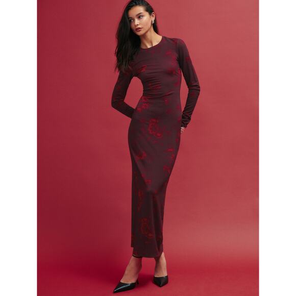 Reformation Tommie Knit Dress - S - Sanguine
